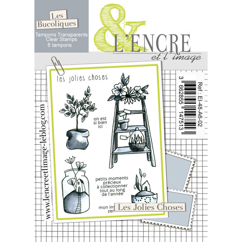 L'Encre et L'Image - A6 - Clear Stamp Set - Pretty Little Things