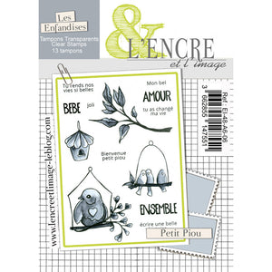 L'Encre et L'Image - A6 - Clear Stamp Set - Lil' Bird
