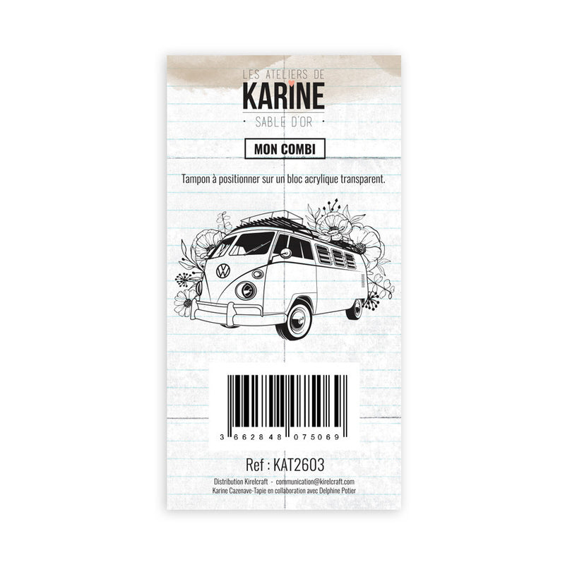 Les Ateliers De Karine - Clear Stamp - Small My Camper Van