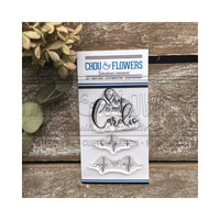Chou & Flowers - Clear Stamps - Scrap is my Cardio