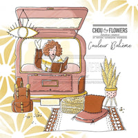 Chou & Flowers - Clear Stamps - A6 - Room Elements