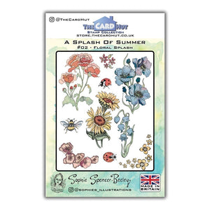 The Card Hut - A5 - A Splash of Summer - Floral Splash - Sophie Spencer-Beeley