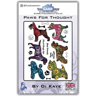 The Card Hut - A5 - Paws for Thought - Di Kaye