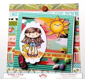 Time For Tea - Clear Stamp Set - Life's A Beach