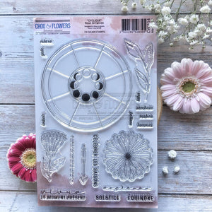 Chou & Flowers - Clear Stamps - A5 - Color Wheel of the Year - CYC114 (discontinued)