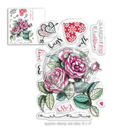 Polkadoodles - Clear Polymer Stamp Set - A6 - Love & Kisses