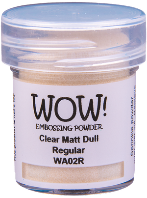WOW! Embossing Powder - Clear Matt Dull - Translucent