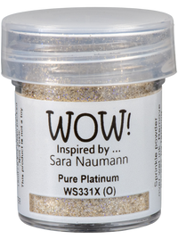 WOW! Embossing Powder - Pure Platinum - Sara Naumann