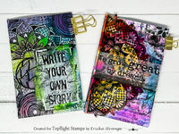 PaperArtsy - Tracy Scott 23 - Rubber Cling Mounted Stamp Set